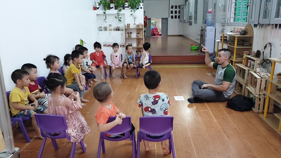 Tiết Học Tiếng Anh Thú Vị Tại Trường Mầm Non Kid's Moon - Mầm Non Kid's Moon