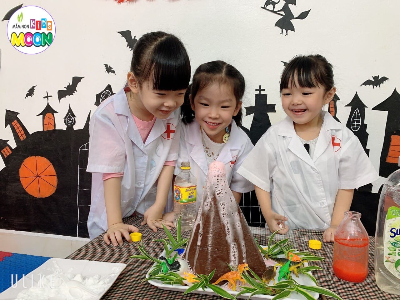 Thí Nghiệm Núi Lửa Phun Trào