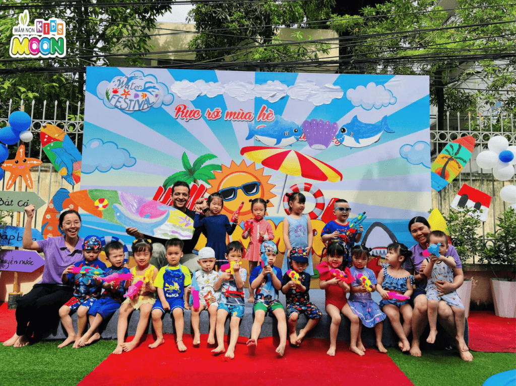 LỄ HỘI NƯỚC 2025 – NGẬP TRÀN TIẾNG CƯỜI CỦA CÁC BÉ - Mầm Non Kid's Moon
