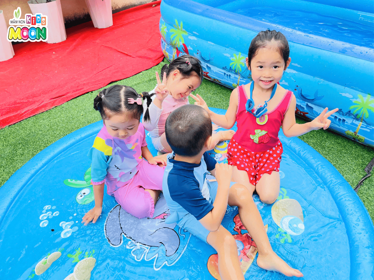 LỄ HỘI NƯỚC 2025 – NGẬP TRÀN TIẾNG CƯỜI CỦA CÁC BÉ - Mầm Non Kid's Moon