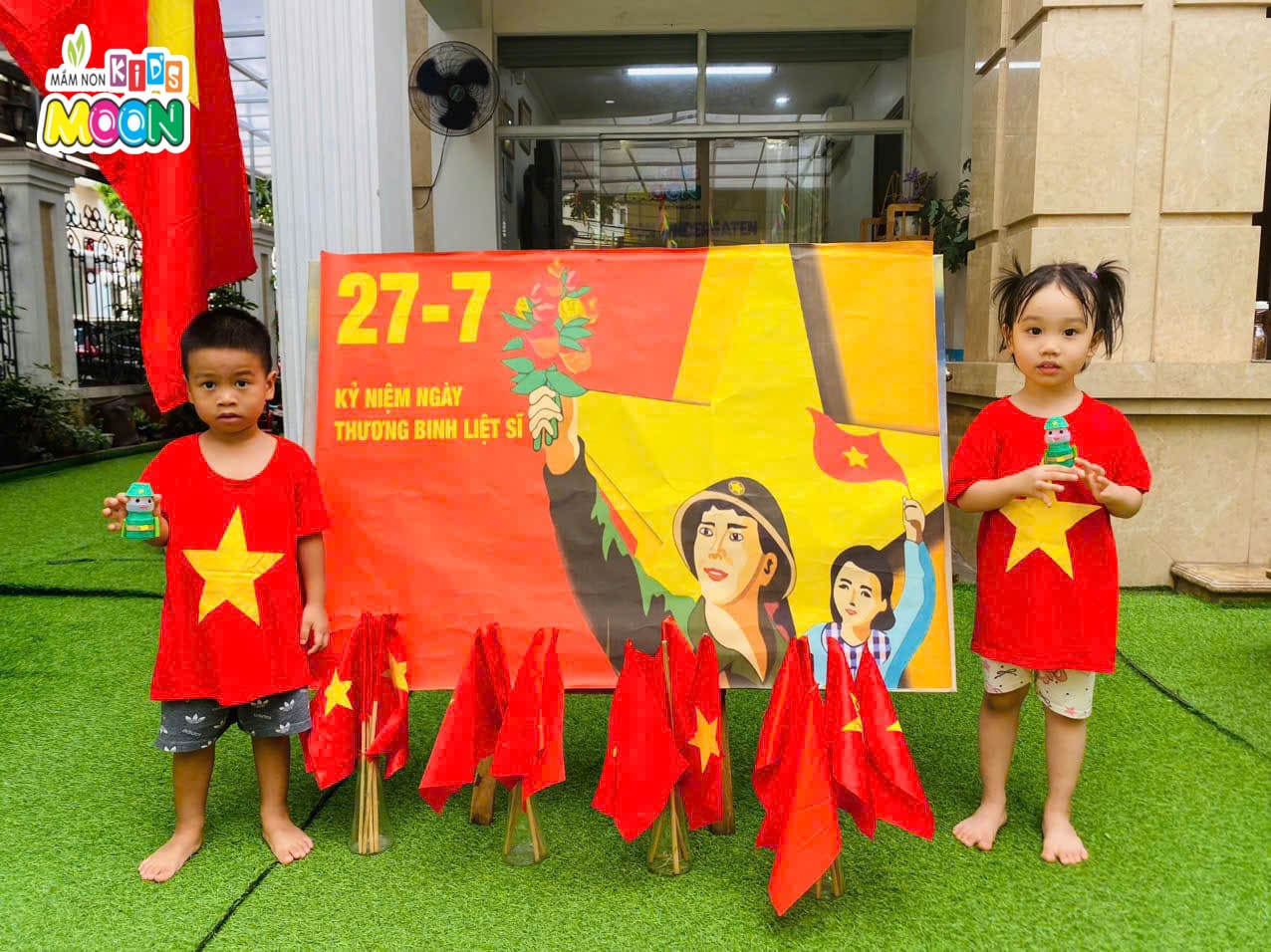 TRI ÂN ANH HÙNG – GIEO MẦM YÊU NƯỚC CHO CÁC BÉ - Mầm Non Kid's Moon