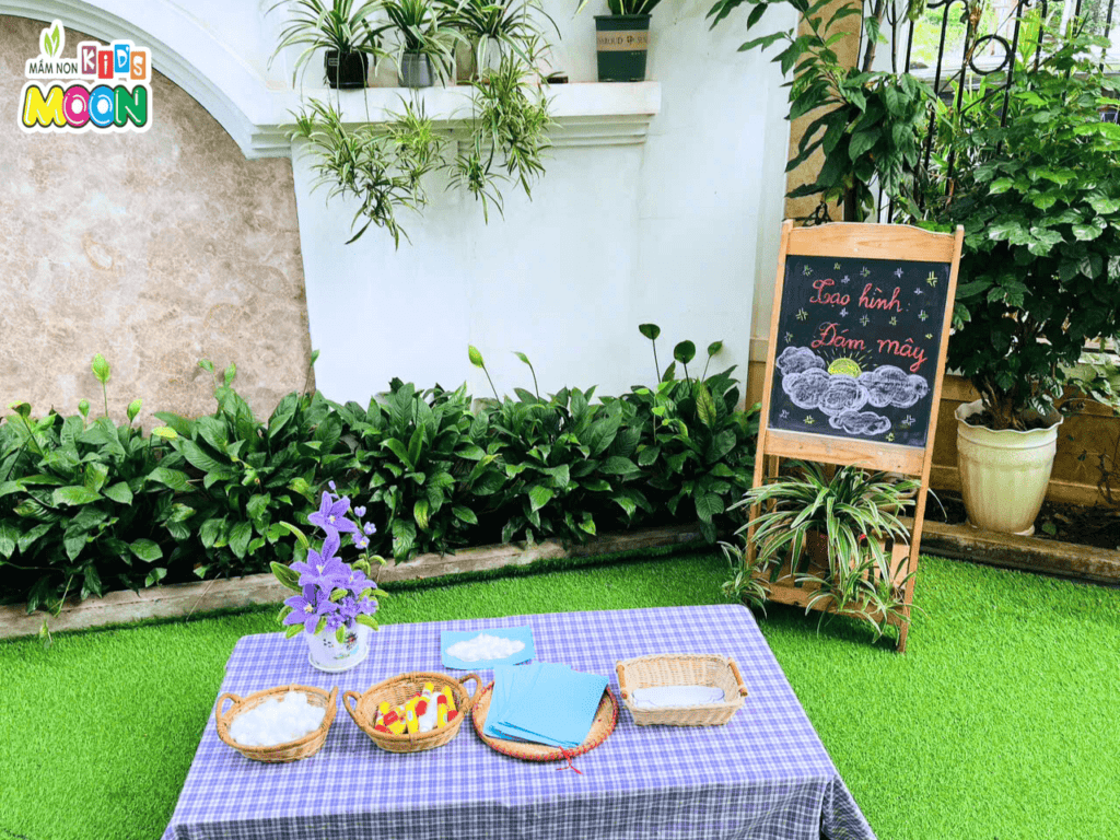 NHỮNG ĐÁM MÂY TRẮNG MUỐT TRONG TIẾT HỌC TẠO HÌNH - Mầm Non Kid's Moon