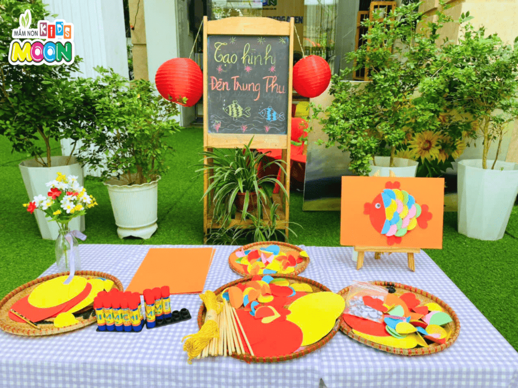 TẠO HÌNH: BÉ LÀM ĐÈN LỒNG TRUNG THU - Mầm Non Kid's Moon
