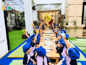 HOẠT ĐỘNG “BÉ LÀM BÁNH TRUNG THU” – KÝ ỨC NGỌT NGÀO SAU MÙA TRĂNG RẰM - Mầm Non Kid's Moon