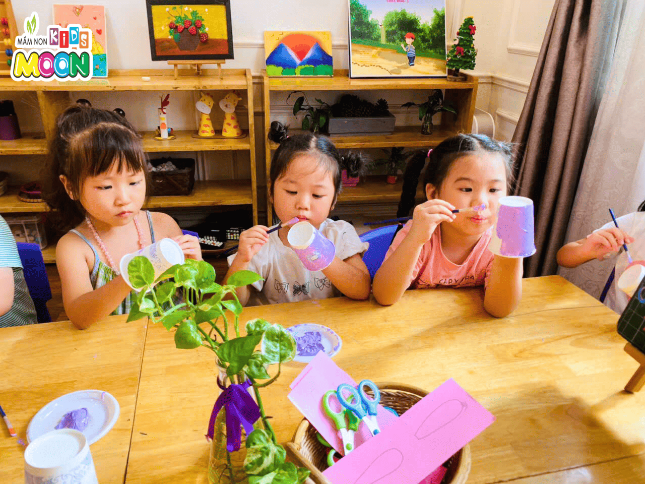 TẠO HÌNH: BÉ LÀM ĐÈN LỒNG TRUNG THU - Mầm Non Kid's Moon