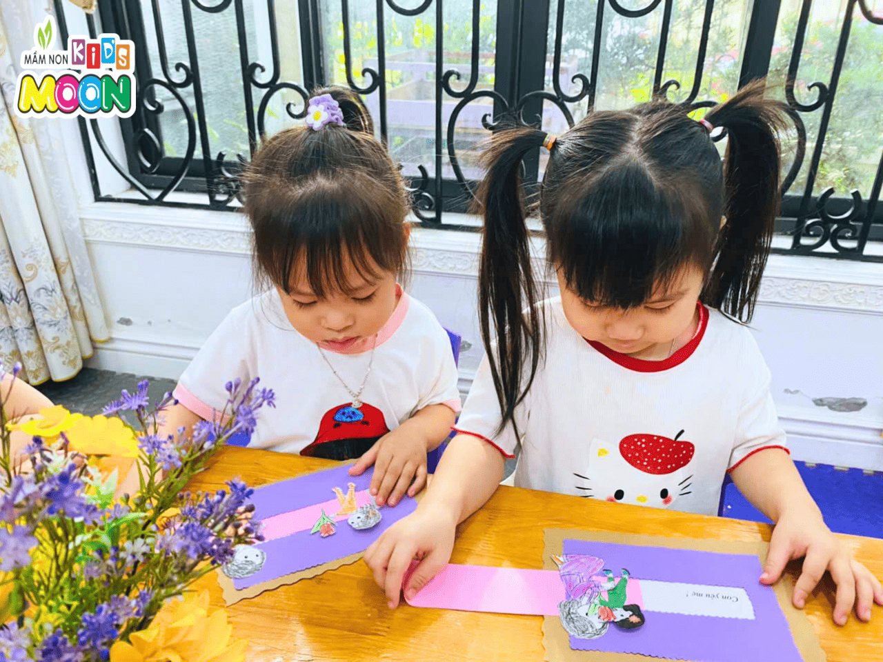 “BÉ GREEN MOON KHÉO TAY – GỬI TẶNG MẸ YÊU NGÀN LỜI THƯƠNG” - Mầm Non Kid's Moon