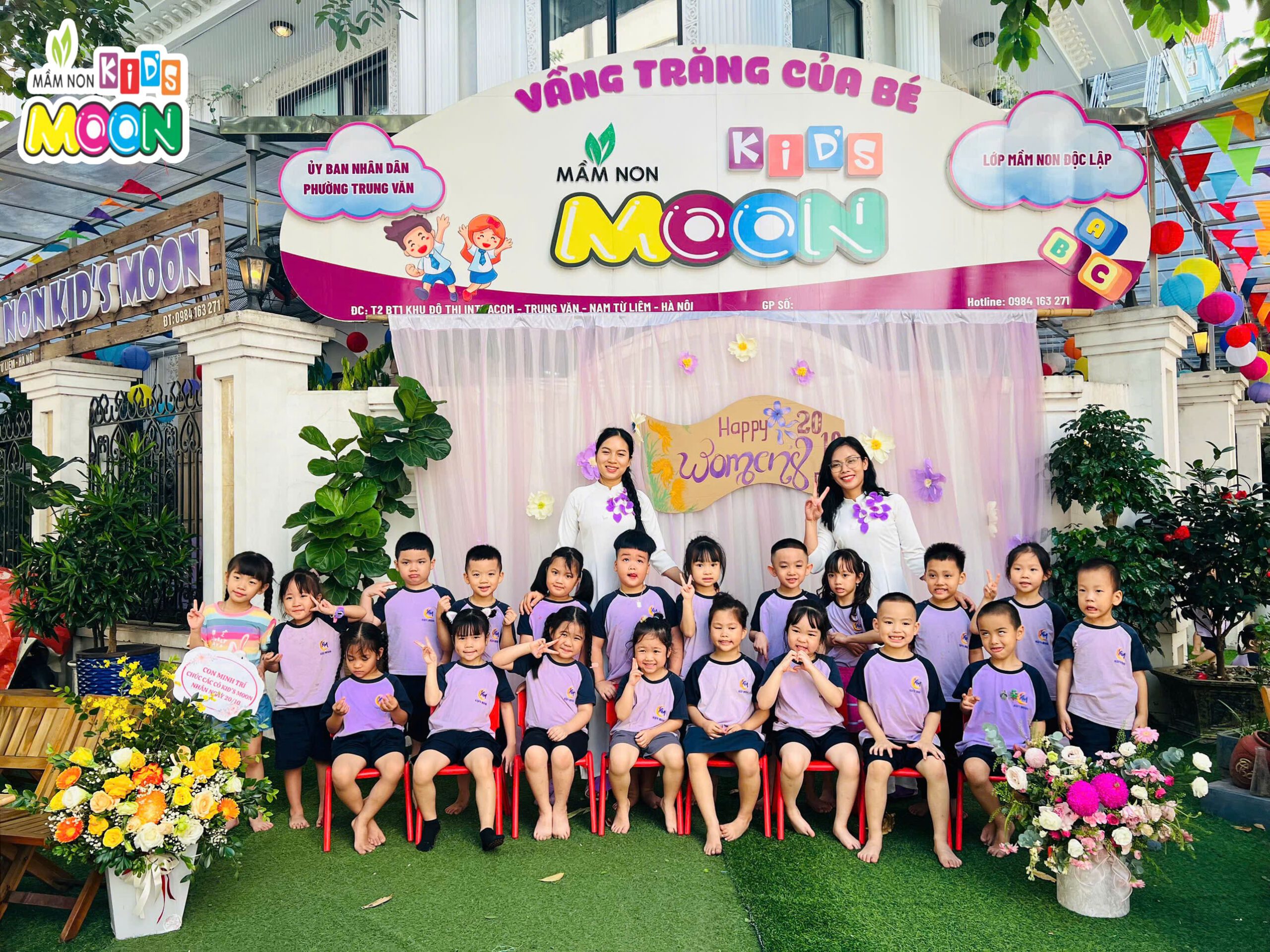 HOẠT ĐỘNG TRI ÂN 20/10 – YÊU THƯƠNG GỬI TẶNG BÀ VÀ MẸ HOẠT ĐỘNG TRI ÂN 20/10 – YÊU THƯƠNG GỬI TẶNG BÀ VÀ MẸ - Mầm Non Kid's Moon