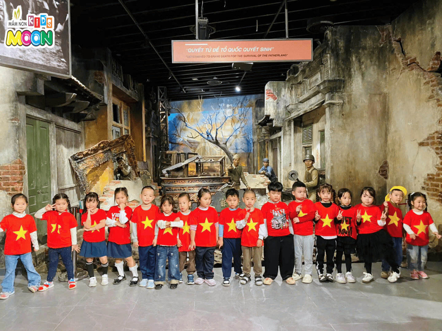 HƯỞNG ỨNG 81 NĂM NGÀY THÀNH LẬP QUÂN ĐỘI NHÂN DÂN VIỆT NAM 22/12 HƯỞNG ỨNG 81 NĂM NGÀY THÀNH LẬP QUÂN ĐỘI NHÂN DÂN VIỆT NAM 22/12 - Mầm Non Kid's Moon