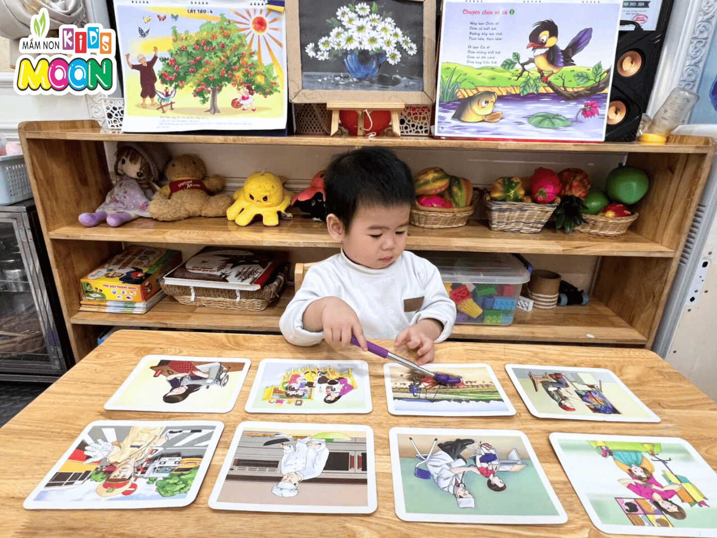 TIẾT HỌC THẺ THEO CHỦ ĐỀ NGHỀ NGHIỆP TIẾT HỌC THẺ THEO CHỦ ĐỀ NGHỀ NGHIỆP - Mầm Non Kid's Moon