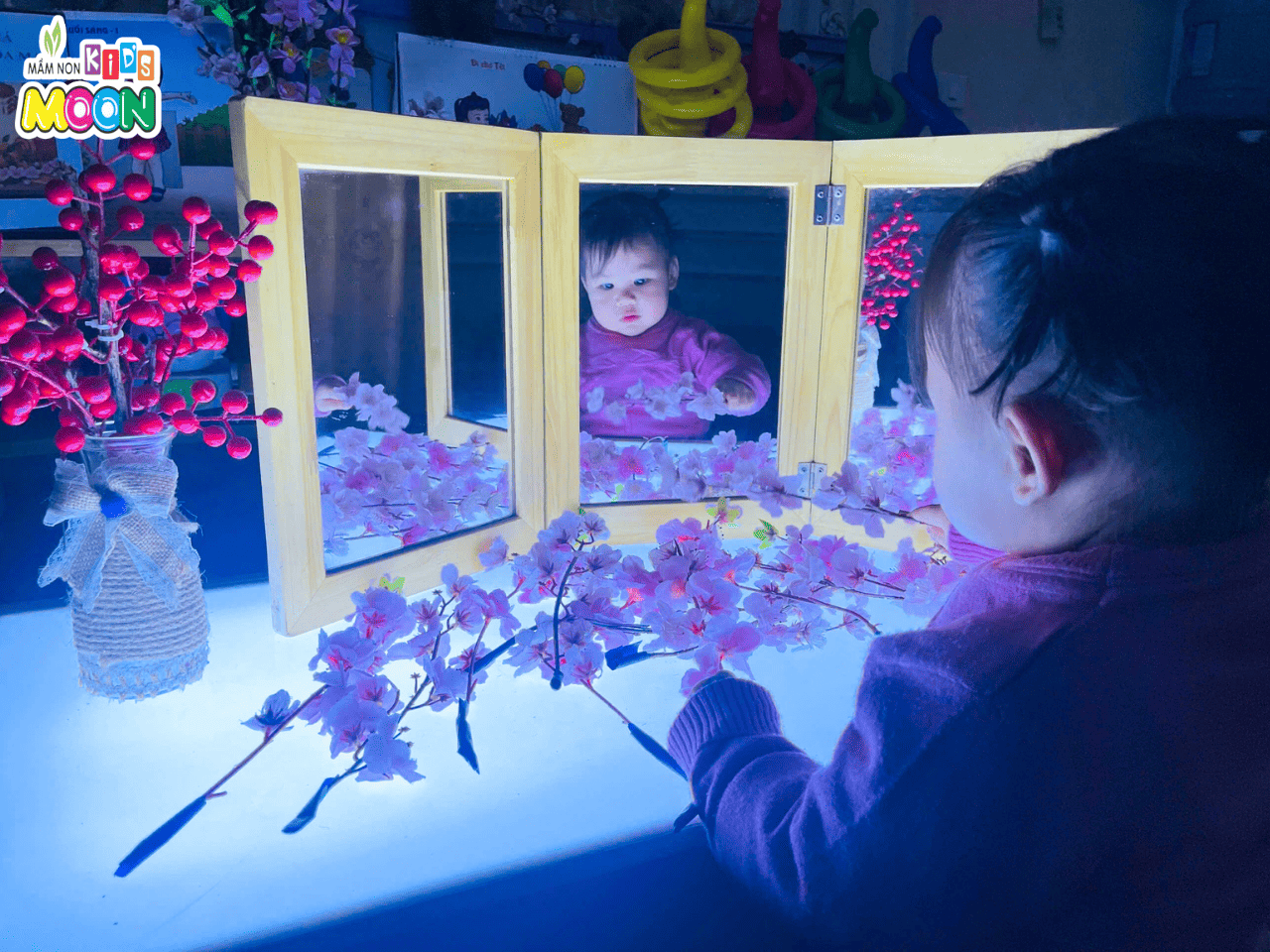 BÉ VUI ĐÓN TẾT – CÙNG NHAU KHÁM PHÁ HOA ĐÀO BÉ VUI ĐÓN TẾT – CÙNG NHAU KHÁM PHÁ HOA ĐÀO - Mầm Non Kid's Moon