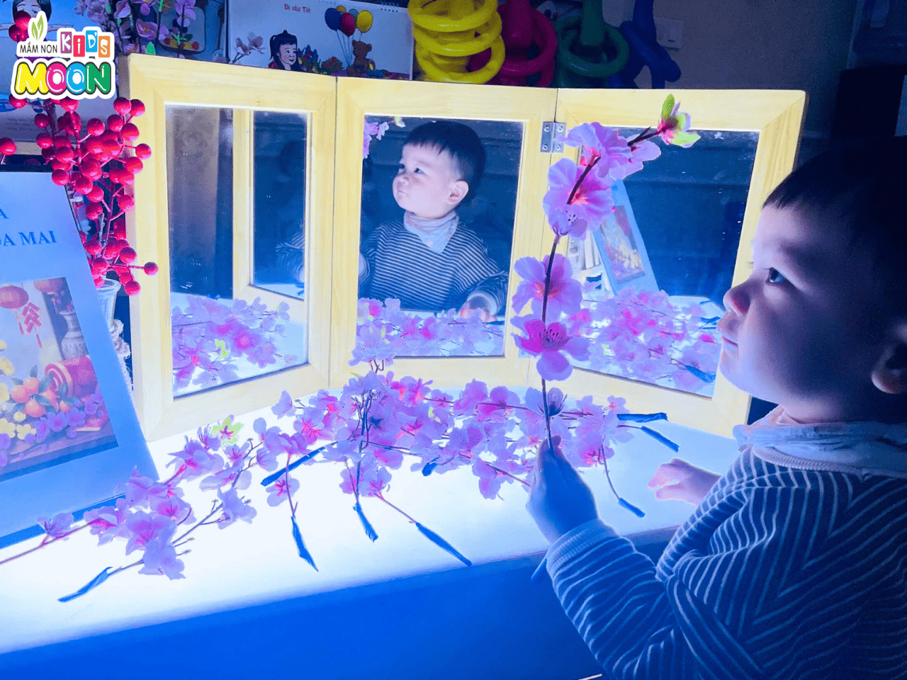 BÉ VUI ĐÓN TẾT – CÙNG NHAU KHÁM PHÁ HOA ĐÀO BÉ VUI ĐÓN TẾT – CÙNG NHAU KHÁM PHÁ HOA ĐÀO - Mầm Non Kid's Moon