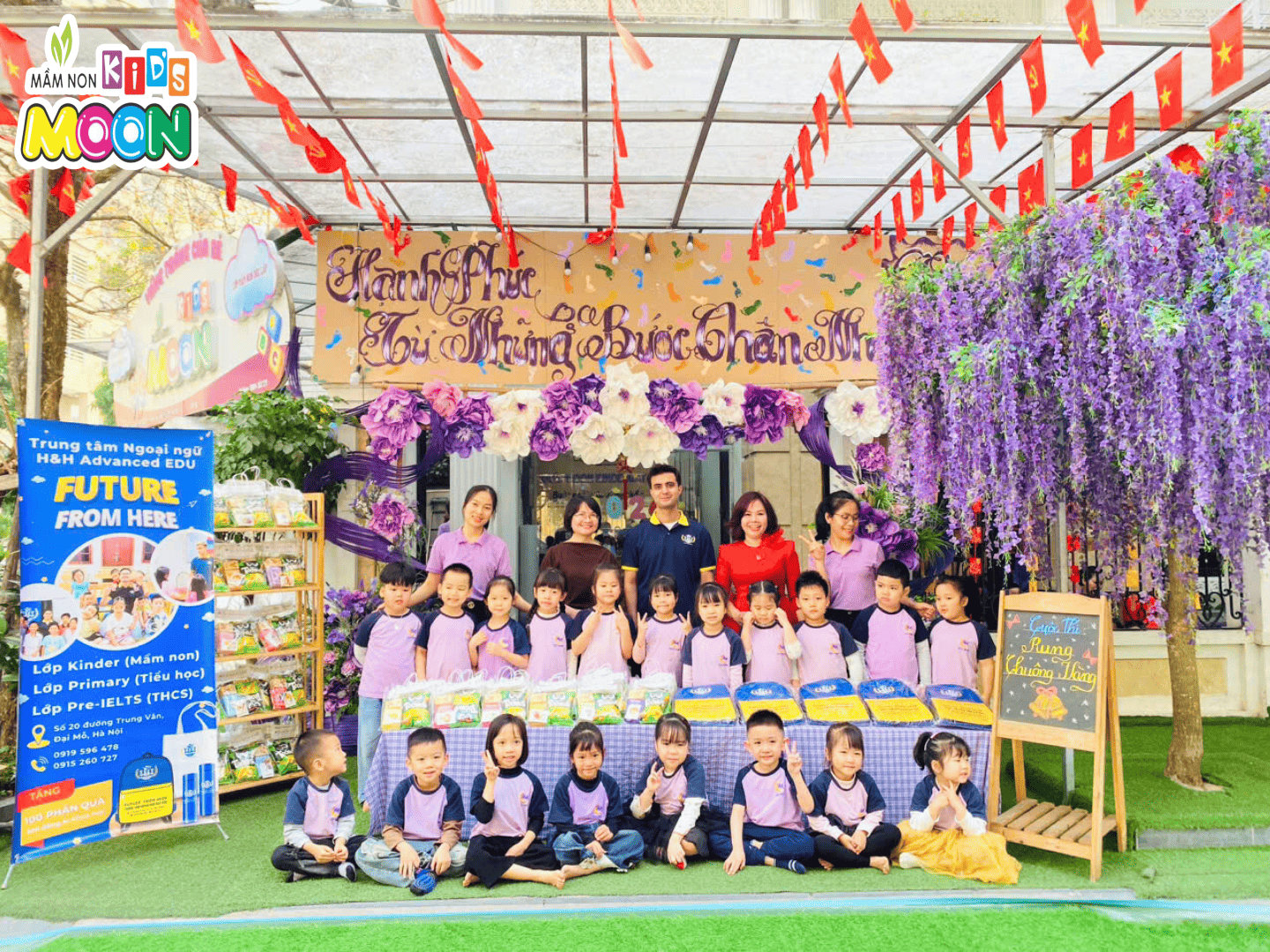 RUNG CHUÔNG VÀNG TIẾNG ANH – SÂN CHƠI BỔ ÍCH TẠI MẦM NON KID’S MOON - Mầm Non Kid's Moon