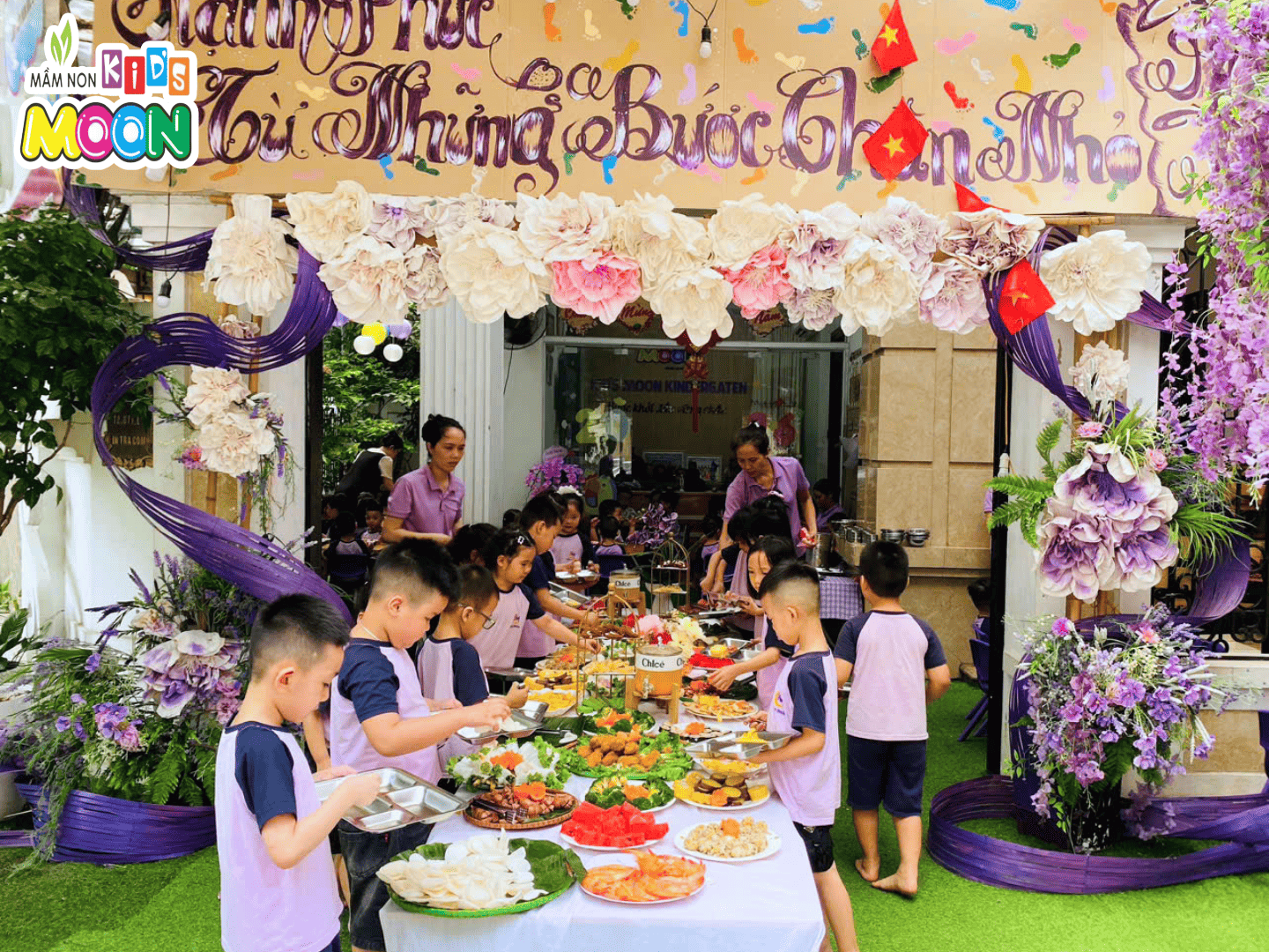 TIỆC BUFFET THÁNG 5 & CHÀO MỪNG NGÀY QUỐC TẾ THIẾU NHI 1/6 CỦA CÁC BẠN NHỎ KID'S MOON TIỆC BUFFET THÁNG 5 & CHÀO MỪNG NGÀY QUỐC TẾ THIẾU NHI 1/6 CỦA CÁC BẠN NHỎ KID'S MOON - Mầm Non Kid's Moon