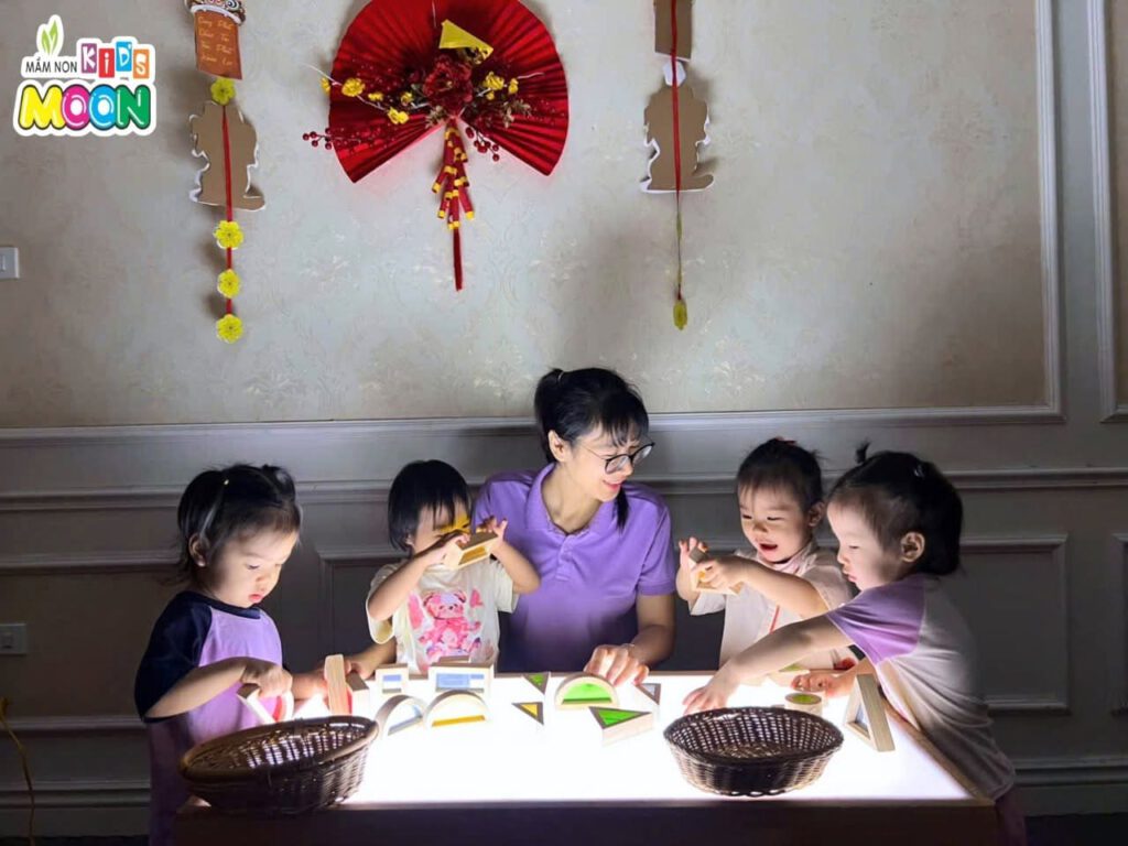 WOW! BÀN ÁNH SÁNG CÓ GÌ MÀ THÚ VỊ THẾ? WOW! BÀN ÁNH SÁNG CÓ GÌ MÀ THÚ VỊ THẾ? - Mầm Non Kid's Moon