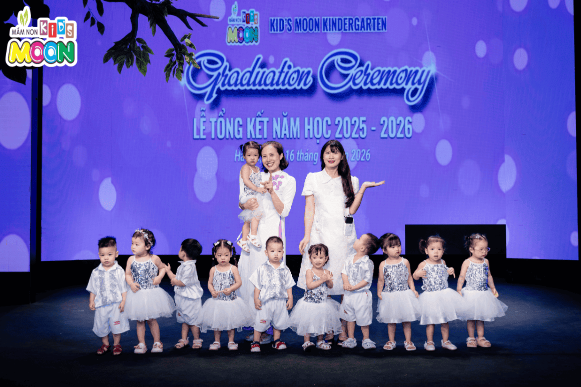 LỄ TỔNG KẾT NĂM HỌC 2025 – 2026 CỦA KID'S MOON - KHÉP LẠI MỘT HÀNH TRÌNH ĐẸP LỄ TỔNG KẾT NĂM HỌC 2025 – 2026 CỦA KID'S MOON - KHÉP LẠI MỘT HÀNH TRÌNH ĐẸP - Mầm Non Kid's Moon